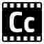 The Cinecred logo encoded as JPEG