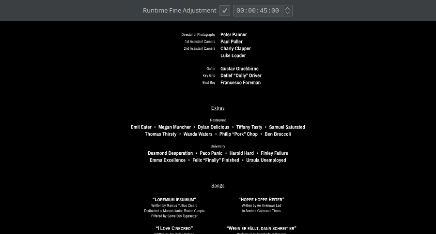 Demonstration of runtime adjustment after the change