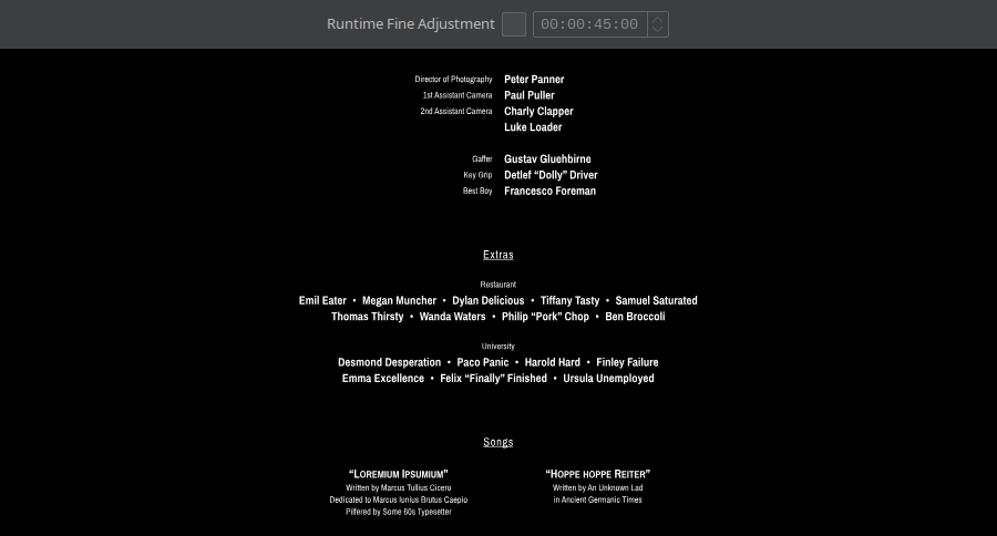 Demonstration of runtime adjustment before the change